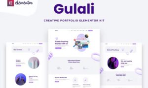 Gulali – Creative Portfolio Elementor Template Kit