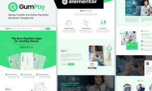 GumPay – Money Transfer & Online Payments Elementor Template Kit