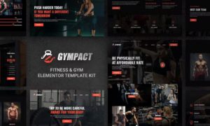 Gympact – Fitness & Gym Elementor Template Kit