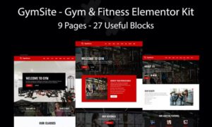 Gymsite – Gym & Fitness Elementor Template Kit