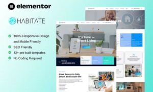 Habitate – Smart Home Services Elementor Template Kit