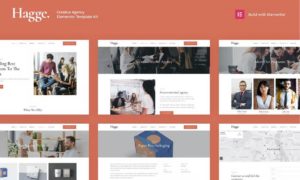 Hagge – Creative Portfolio Elementor Template Kit