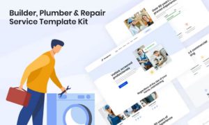 Handyman | Builder Plumber & Repair Service Elementor Template Kit