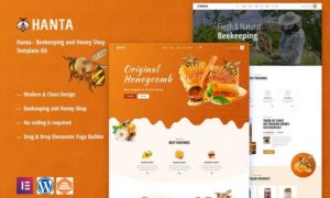 Hanta – Beekeeping & Honey Shop Elementor Template Kit