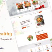 Healthy Restaurant Elementor Template Kit