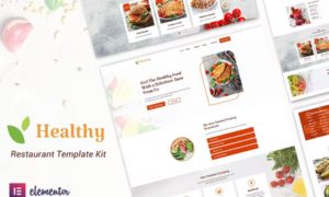 Healthy Restaurant Elementor Template Kit