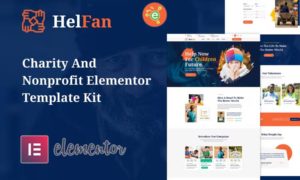 HelFan – Charity and Nonprofit Elementor Template Kit