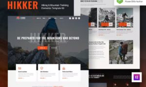 Hikker – Hiking & Mountain Trekking Elementor Template Kit