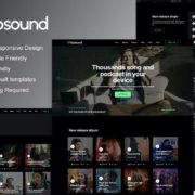 Hipsound – Music Streaming & Podcast Elementor Template Kit