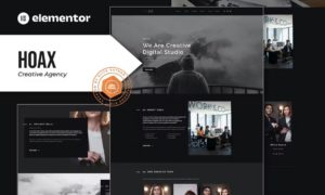 Hoax – Creative Agency Elementor Template Kit