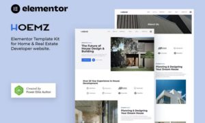 Hoemz – Home & Real Estate Developer Elementor Template Kit