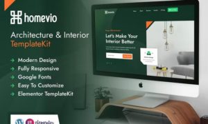 Homevio | Architecture Interior Elementor Template Kit