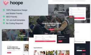 Hoope – Charity & Donation Elementor Template Kit