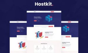 Hostkit – Hosting Services Elementor Template Kit