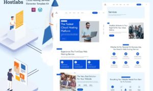 Hostlabs – Cloud Hosting Services Elementor Template Kit
