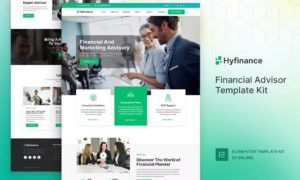 Hyfinance – Financial Advisor Elementor Template Kit