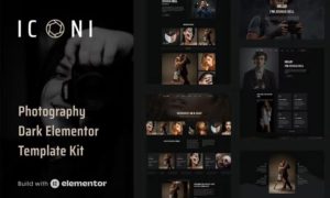 Iconi – Photography & Portfolio Elementor Template Kit