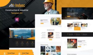 Indusc – Construction & Industrial Elementor Template Kit