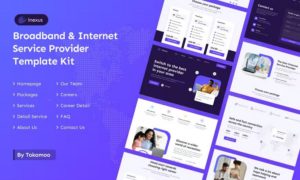 Inexus | Broadband & Internet Service Provider Elementor Template Kit