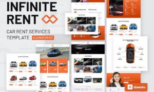 Infiniterent – Car Rental Elementor Template Kit