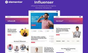 Influenser – Influencer Marketing Services Agency Elementor Template Kit