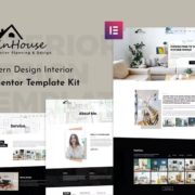 Inhouse – Modern Design Interior Elementor Template Kit
