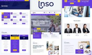 Inso – Insurance Business Elementor Template Kit