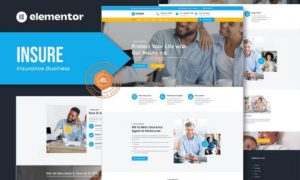 Insure – Insurance Business Elementor Template Kit