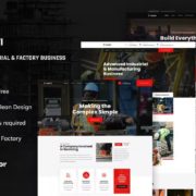 Inusti – Industrial & Factory Business Elementor Template Kit
