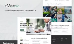 Investman – Invesment Consultant Elementor Template Kit