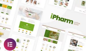 iPharm – Online Pharmacy Woocommerce Elementor Template Kit