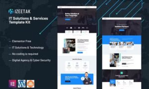 Izeetak – IT Solutions & Services Elementor Template Kit