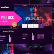 Jacks Pollock – Vape Elementor Template Kit
