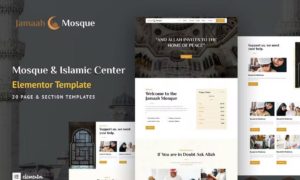 Jamaah – Mosque & Islamic Center Elementor Template Kit