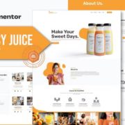 Jarsy Juice – Drink Brand Elementor Template Kit