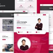 JC – CV Resume Elementor Template Kit