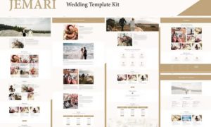 Jemari – Wedding Elementor Template Kit