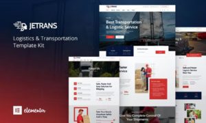 Jetrans – Logistics & Transportation Elementor Template Kit