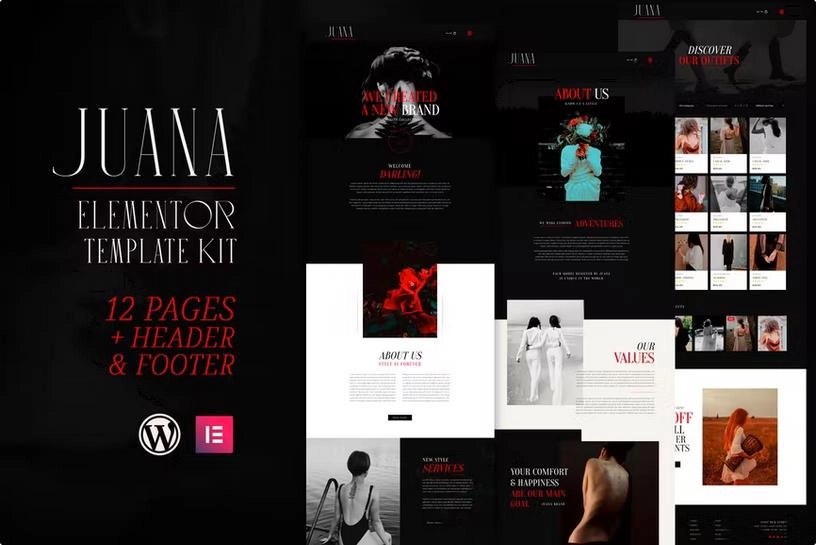 Juana – Fashion Store Elementor Template Kit