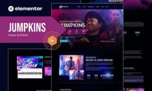 Jumpkins – Music & Event Elementor Template Kit