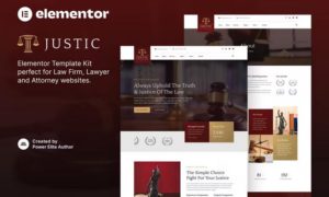 Justic – Law Firm & Legal Services Elementor Template Kit