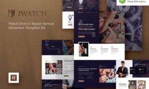 JWatch – Watch Store & Repair Service Elementor Template Kit