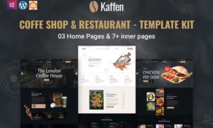 Kaffen – Coffe Shop & Restaurant Elementor Template Kit