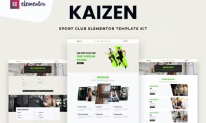 Kaizen – Sport Club Elementor Template Kit