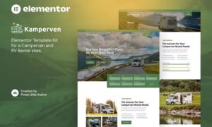 Kamperven – Campervan & RV Rental Elementor Template Kit