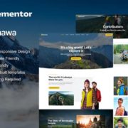 Kanawa – Modern Travel Blog Elementor Template Kit