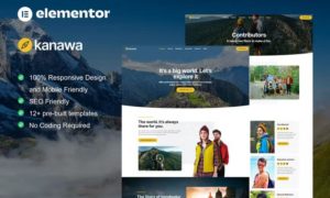 Kanawa – Modern Travel Blog Elementor Template Kit