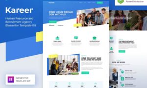 Kareer – Human Resource & Recruitment Agency Elementor Template Kit