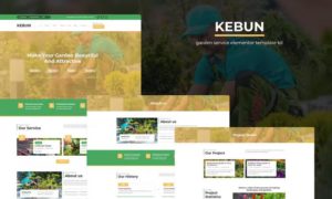 Kebun – Garden Service Elementor Template Kit