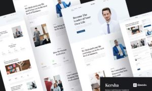 Kersha – Business Coach Elementor Template Kit